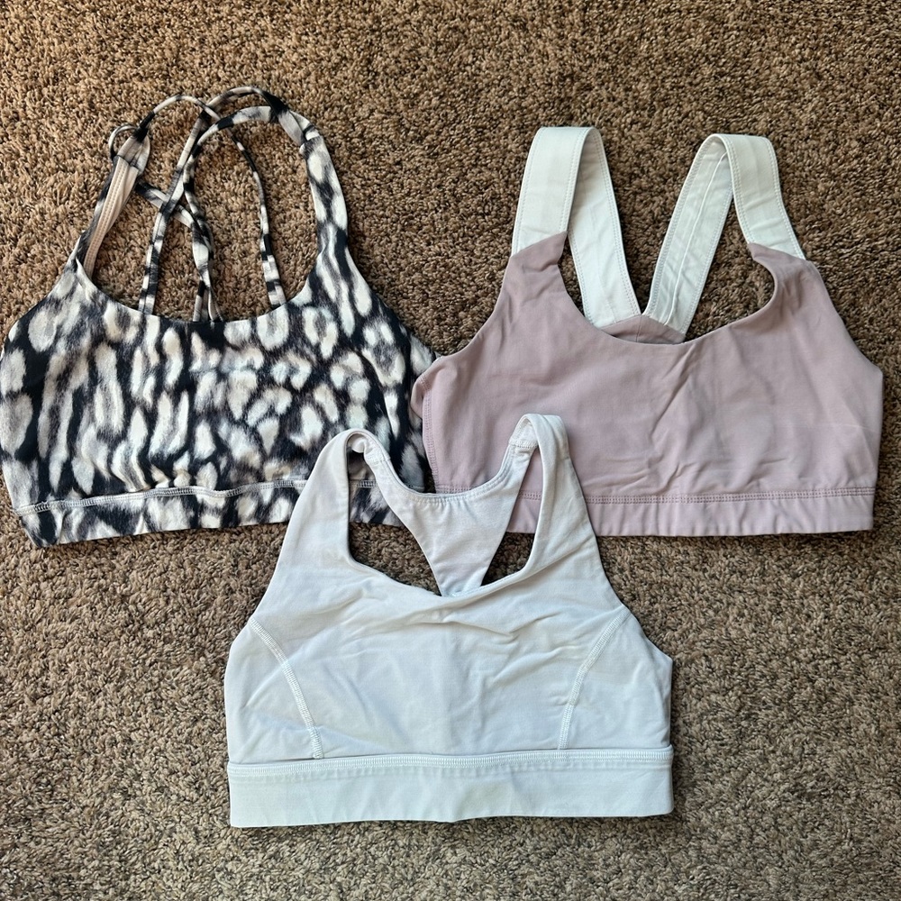Sports bras set of 3